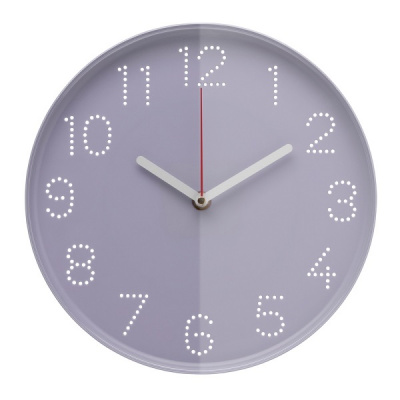 2520-004 Часы настенные d=25см сиреневый "Классика" Рубин