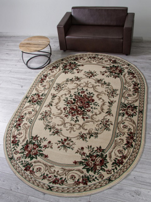 Ковер COLIZEY 1,5*2,3 овал D057 CREAM