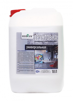 Грунтовка ECOLUX универсальная 10,0л. (1)