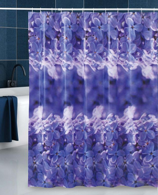 Штора для ванны ПВХ AQUA-PRIME AQP.07.025D1 180х180см (Тайвань)