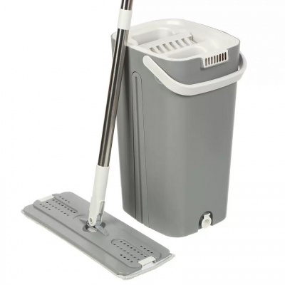 Набор для уборки МОП Марья Искусница, ведро+швабра микрофибра YYS-06 