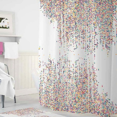 Штора для ванны Tropikhome Digital Printed DOTTED 180х200см