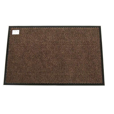 Коврик придверный Baizheng  40*60см (полиэстер/резина) B947 коричневый