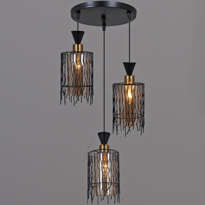 05984-0.9-03 BK E27 3х40W H1000 Cветильник подвесной (1) 05984-0.9-03 BK E27 3х40W H1000 Cветильник подвесной (1)