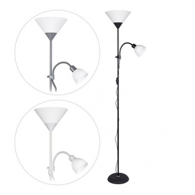 306D MIX: black, white, grey E27+E14 H154см Торшер напольный (1)