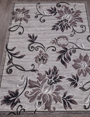 Ковер SILVER 1,0*2,0 прямой D353 GRAY