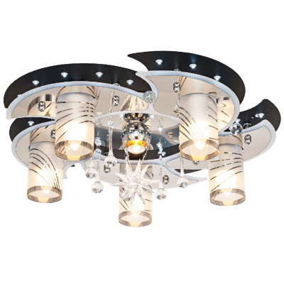 5235/5+1BK+CR WT RC LED-WT E14 D560 Светильник потолочный (1)