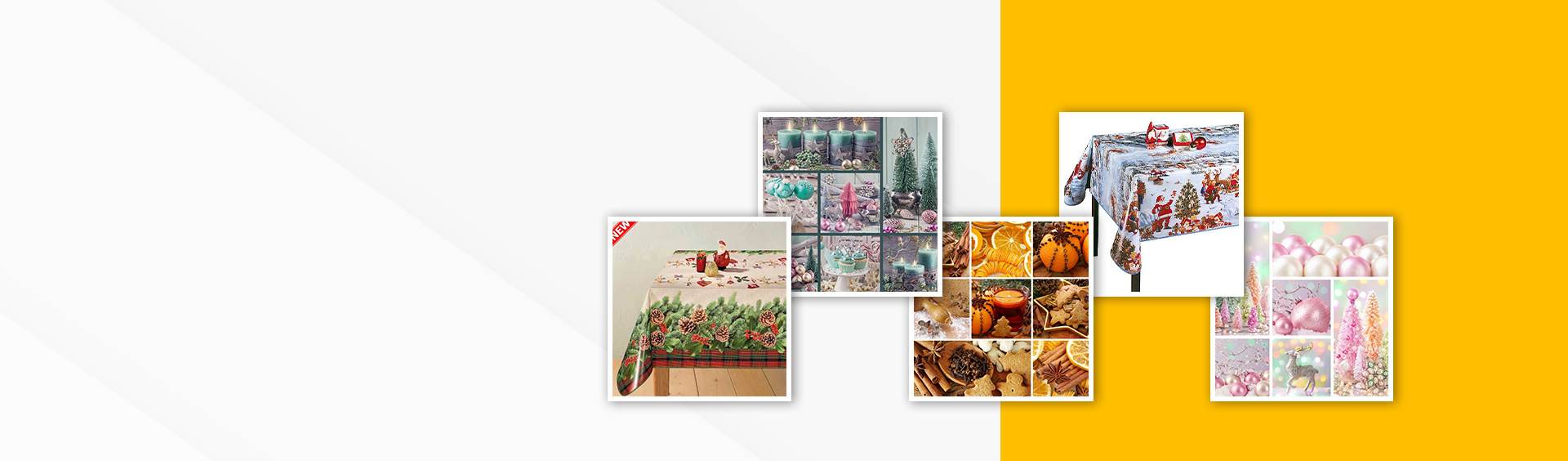 Обновленная коллекция клеенки к новогоднему столу