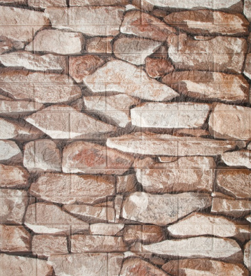 3D Панель самоклеящаяся Super Stick 3D Камень песочный KLD-037 70*77см (3мм) (10!!!)