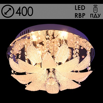 55587/400 CR 4х40W E14 LED-RBP ПДУ d400 Светильник потолочный LUM