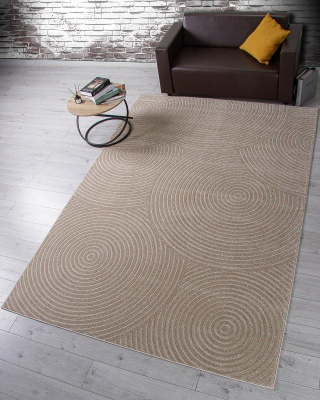 Ковер DIOS 1,6*2,3 прямой F410 LIGHT BEIGE
