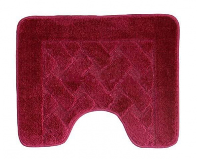 Коврик BANYOLIN U-type 50*60 бордо (burgundy, dark fuchsia)