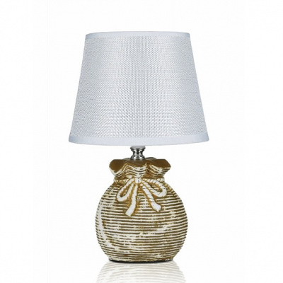 8261В-HS light brown+light white shade Н30см Лампа настольная (1)