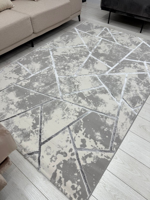 Ковер AMALFI 1,6*3,0 прямой 01518B - C.GREY / ANTRASIT
