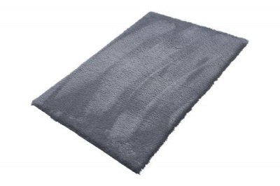 Коврик плюшевый 80*120см темно-серый 03 S