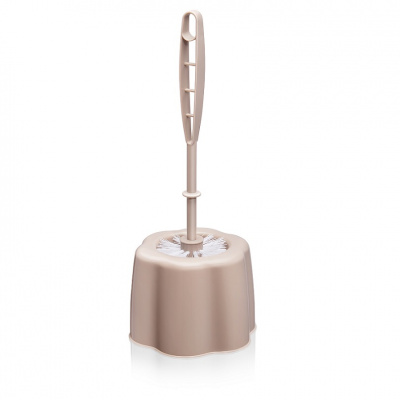 Комплект WC (ерш+подставка) "Стандарт" серо-бежевый (30) Э-150