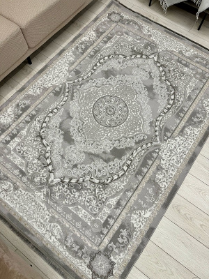 Ковер AFINA 2,0*4,0 прямой 0915A - GREY / BEIGE
