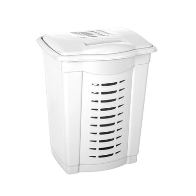 Корзина для белья DDStyle новая 50л. (белый) (1) (05001)