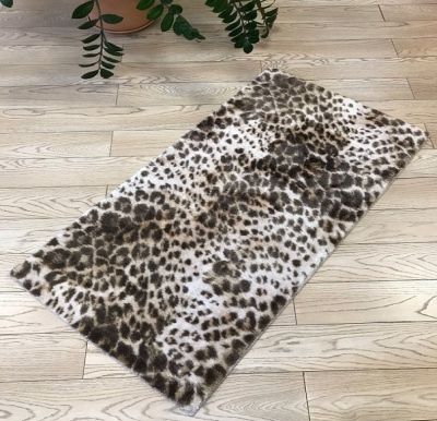 Коврик ZALEL "LEOPARD" beige (80*150) 