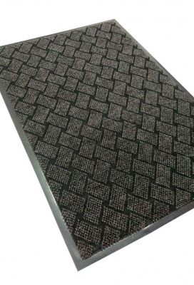 Коврик влаговпитывающий "Крафт" 60*90см серый (10)