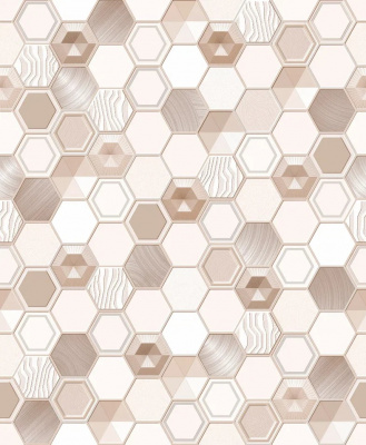 Обои 758007-01 Соты SEMRE (9) С31