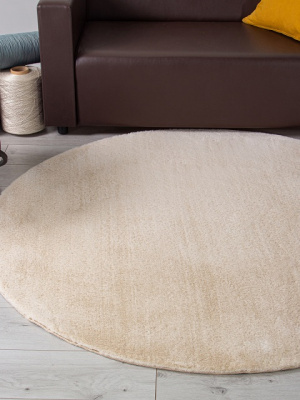 Ковер RABBIT LUXE 1,2*1,2 круглый PX2001 L.BEIGE