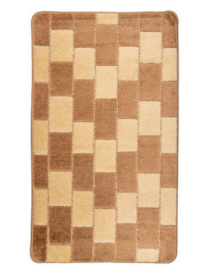 Коврик CONFETTI SEMICOLOR 2шт (60*100) "BORNOVA" Beige (бежевый)