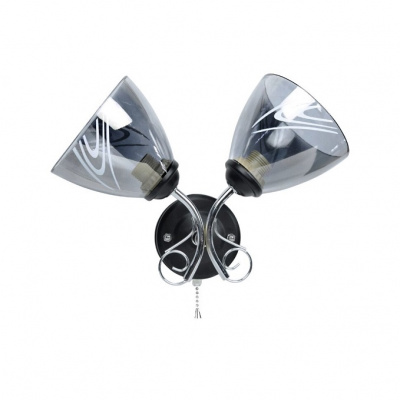 9907B/2 CR+BLK Е27 Светильник настенный (10)