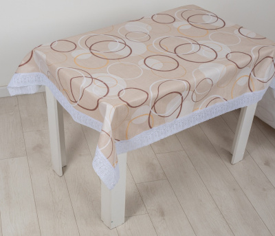 Скатерть Flannel на нетканой остнове 122*152см (10) Кольца Сатурна M81897B