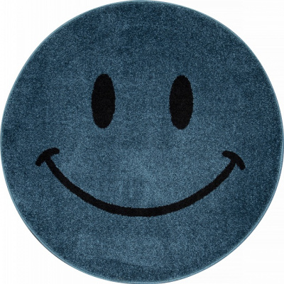 Ковер SMILE2 1,0*1,0 круглый NC19 BLUE