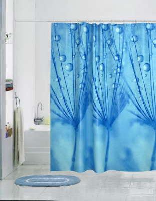 Штора для ванны ПВХ AQUA-PRIME AQP.07.006D1 180х180см (Тайвань)