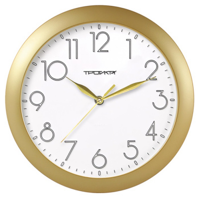 11171183 золото D290мм Часы настенные TROYKATIME