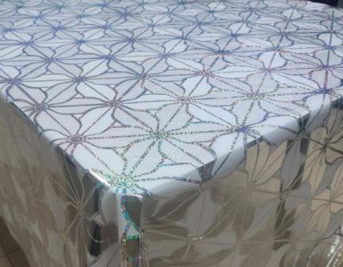 3491 Клеенка LASER 1,0м*20м (прозрачный фон) (толщина 0,6мм) (20)