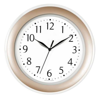 122281201 золото D300мм Часы настенные TROYKATIME