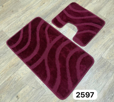 Коврик CONFETTI MAXIMUS 2шт 60*100см (14мм) №597 barn red