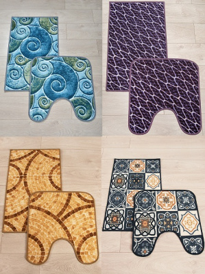 Коврик Нью Соса 50*80 2шт в ассортименте (клеопатра)