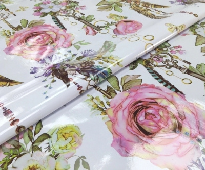 GW-21576 Клеенка "Глянец" на тканевой основе 1,37м*20м (20) (STS2468-1)