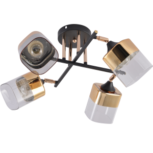 1620B/4 BK+FGD 4х60W E27 d430 h270 Светильник потолочный (6)