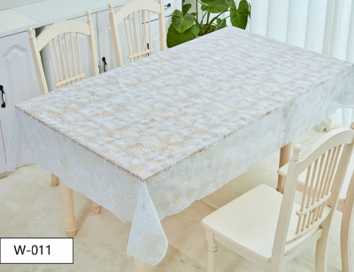 GW-21763 Клеенка ажурная без основы гладкая(1,37*20м) белый LS-W011