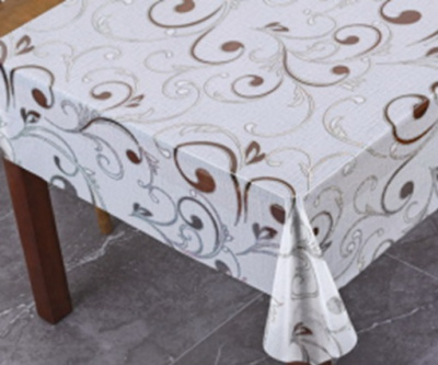 9247D Клеенка PRESTIGE прозрачная с лазерной печатью 1,37*20м (20) 