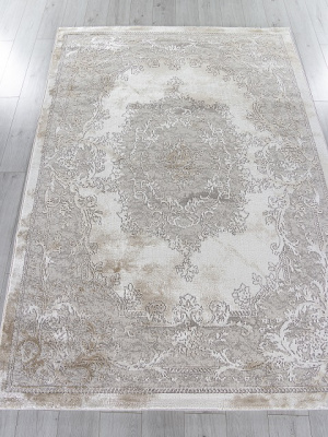 Ковер LUCCI 1,56*2,3 прямой P0047 WHITE/ L.BEIGE