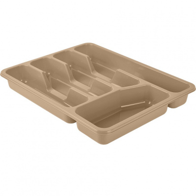 Лоток для столовых приборов Plast Team 330х260х43 мм шоколадный мокко PT156010015 (36) Лоток для столовых приборов Plast Team 330х260х43 мм шоколадный мокко PT156010015 (36)