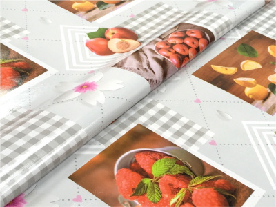 GW-21356 Клеенка "Глянец" на тканевой основе 1,37м*20м (20) (STS5298-1)