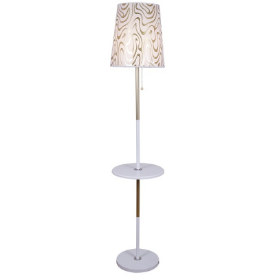 01737-2.6-01A WH h160см E27 1х60W Торшер напольный (1)