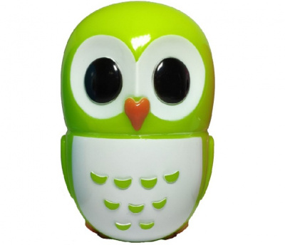 Ночник с/д Сова зеленый LE LED NL-820 0,6W