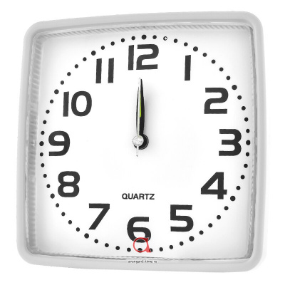 Будильник La Minor 208-1 белый 120x40x120мм