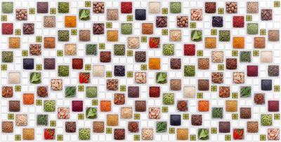 Панель ПВХ листовая 0,3мм Мозайка Пряности 0,95*0,48