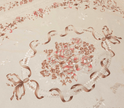 BTRA-DH-8144AY Скатерть Jasmin на тк/осн. 1,20*1,50м (20)