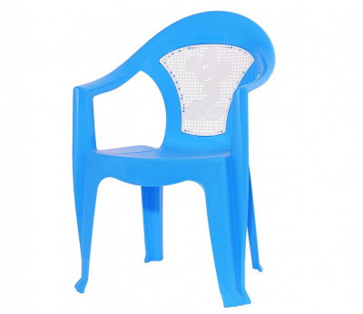 Кресло детское "Микки" Э-168 голубое