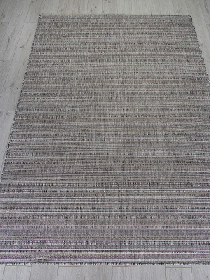 Ковер Циновка KAIR 1,0*2,0 прямой S146 DARK GRAY